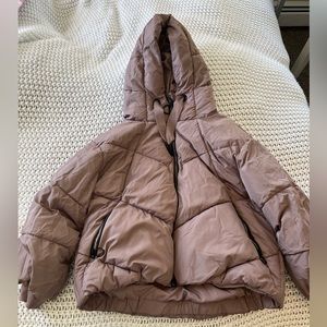 ZARA MAUVE PUFFER JACKET